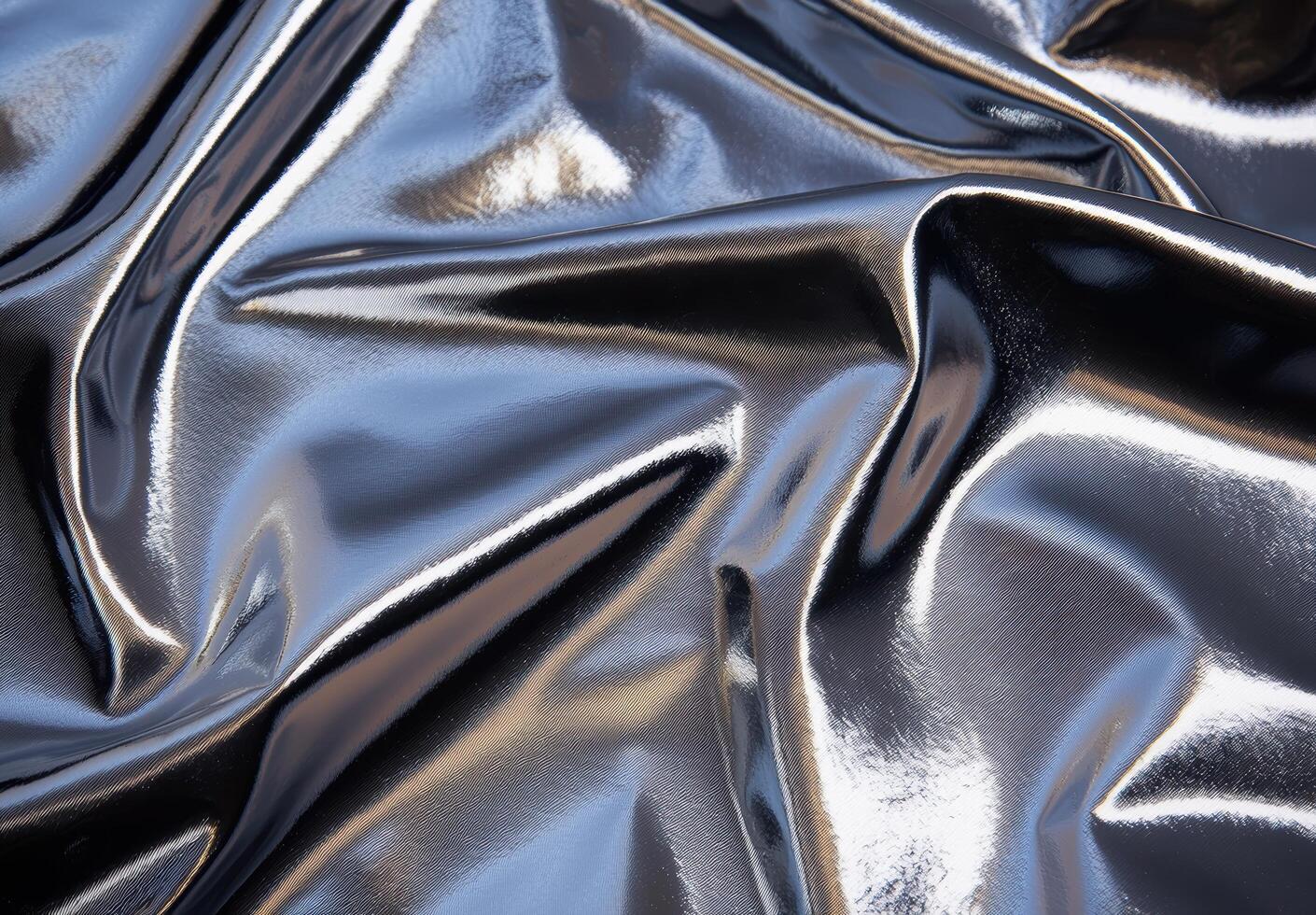 Shiny metallic surface with abstract patterns photo