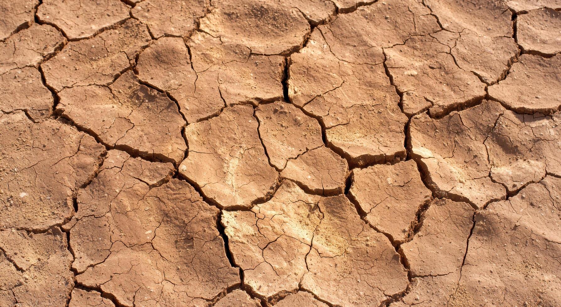Cracked earth texture background photo