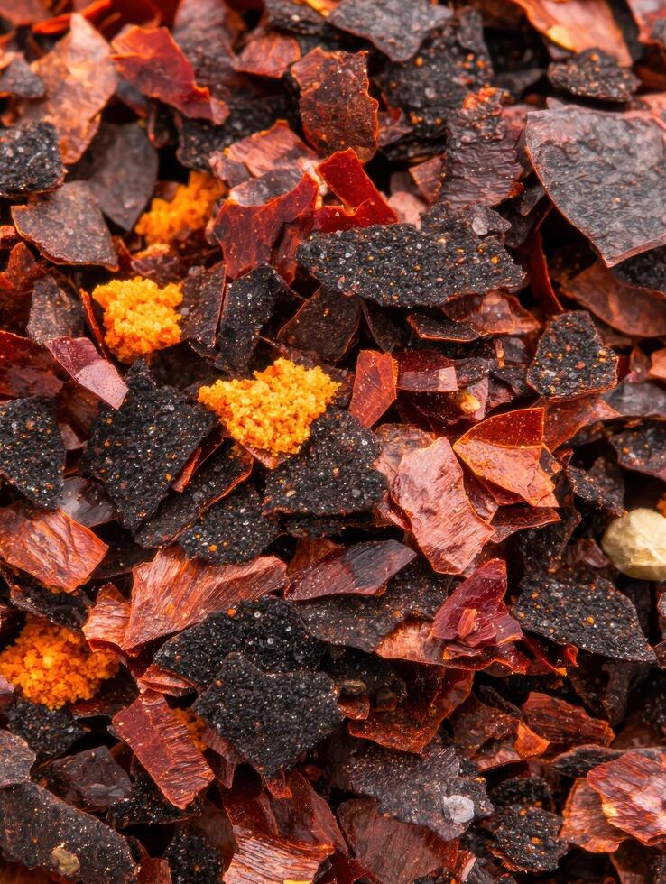 Closeup of Colorful Mineral Crystals photo