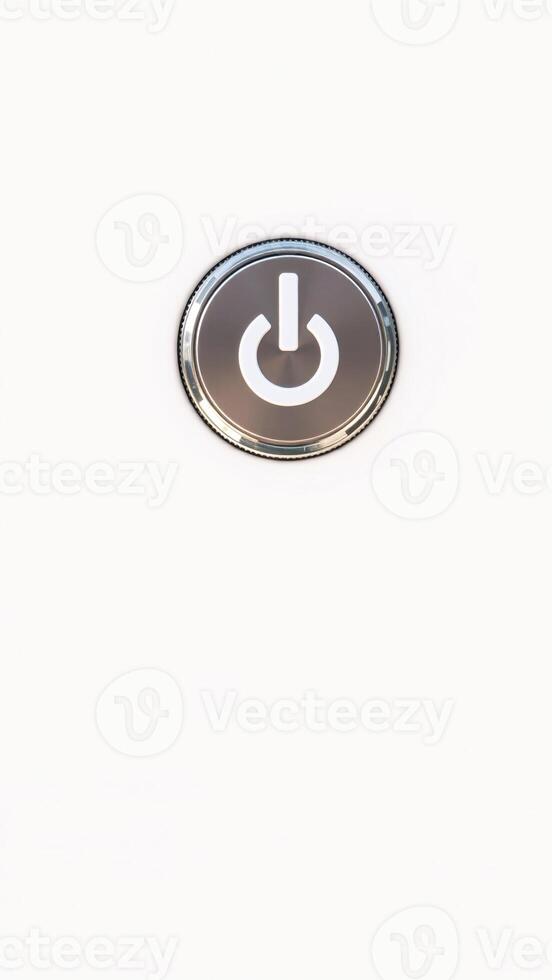 silver power button photo