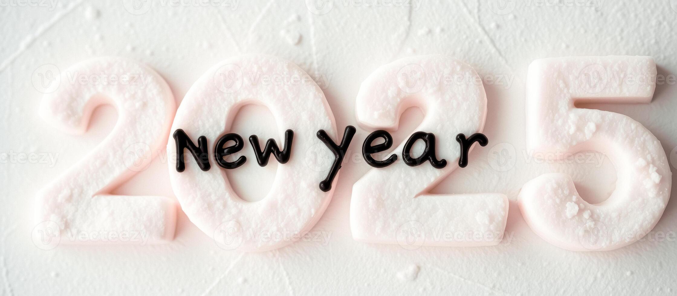pink textured 2025 new year design photo