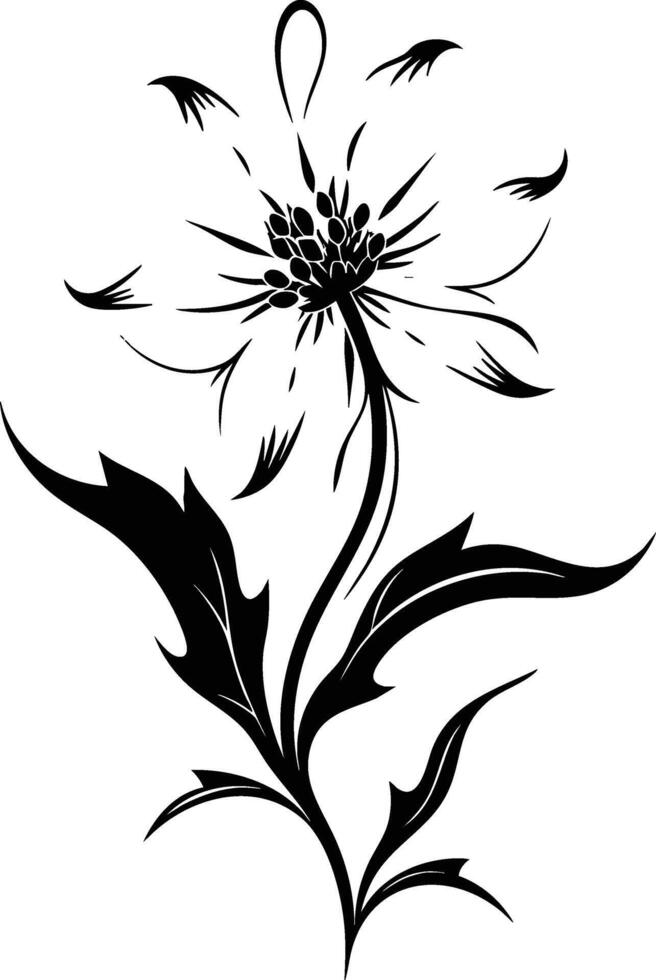 Flower tattoo design vector
