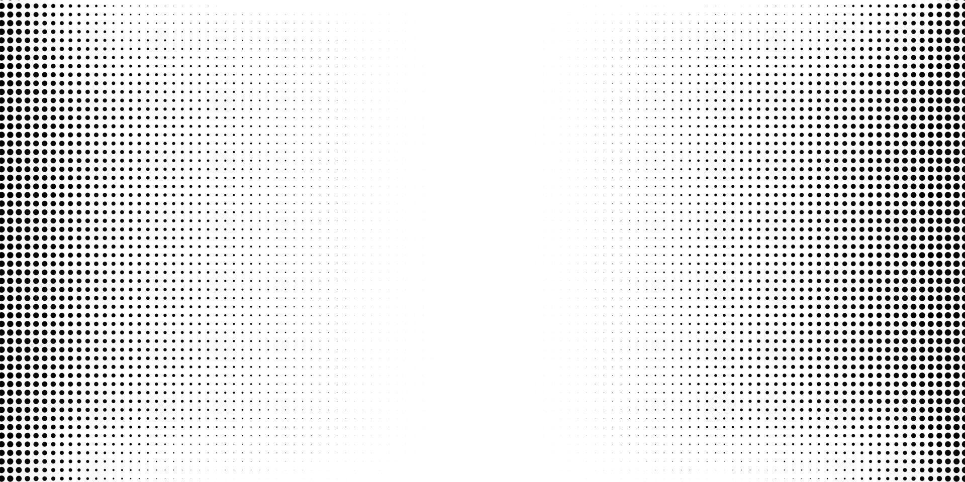 Half tone comic dotted texture. Black and white halftone background. Retro dotted pop art texture vector