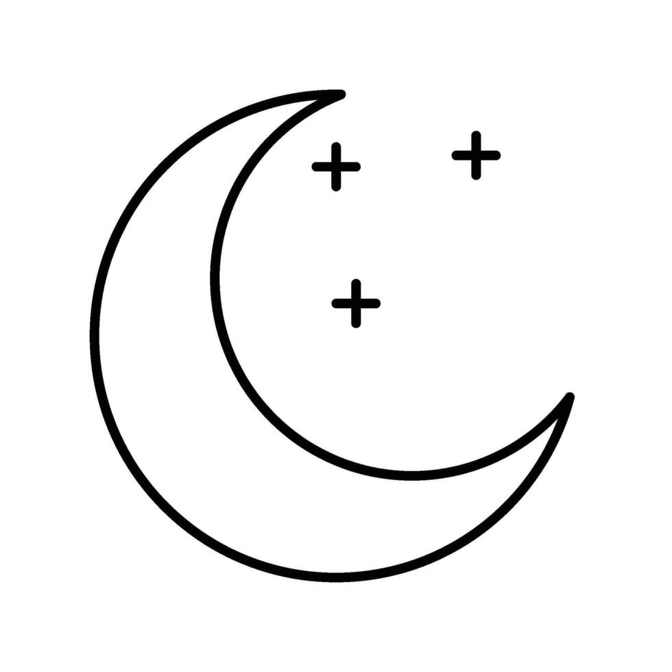 halloween moon icon vector