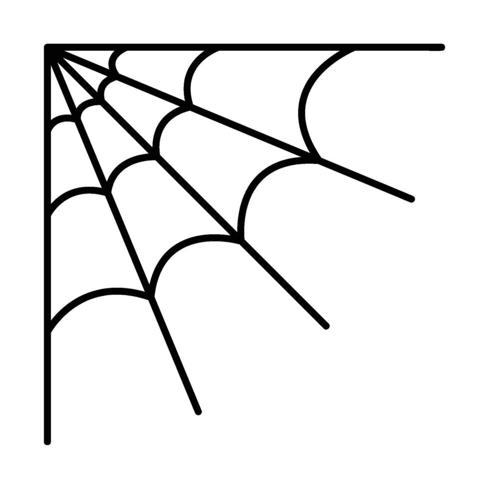 halloween spider wire icon vector