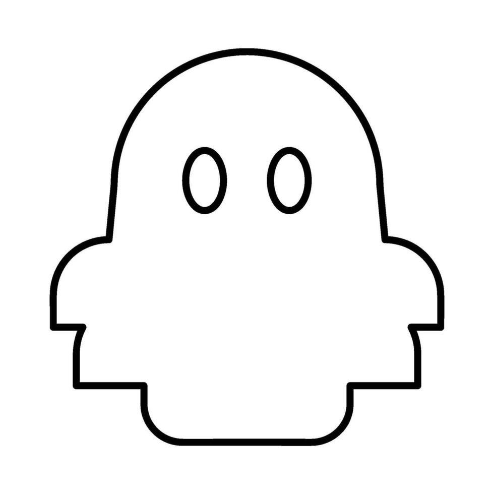 halloween ghost icon vector