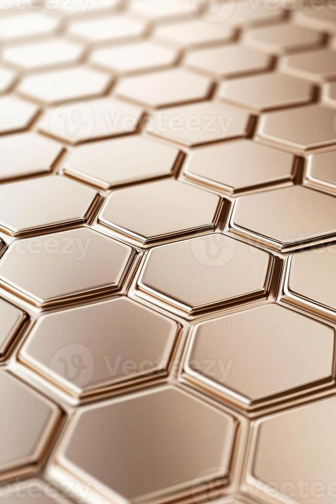 Abstract hexagonal patterns in organic shades for eco-conscious and sustainable design themes photo