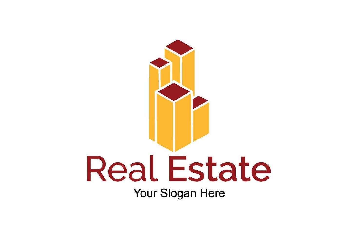 Elegant Real Estate Logo Design for Property Business vector