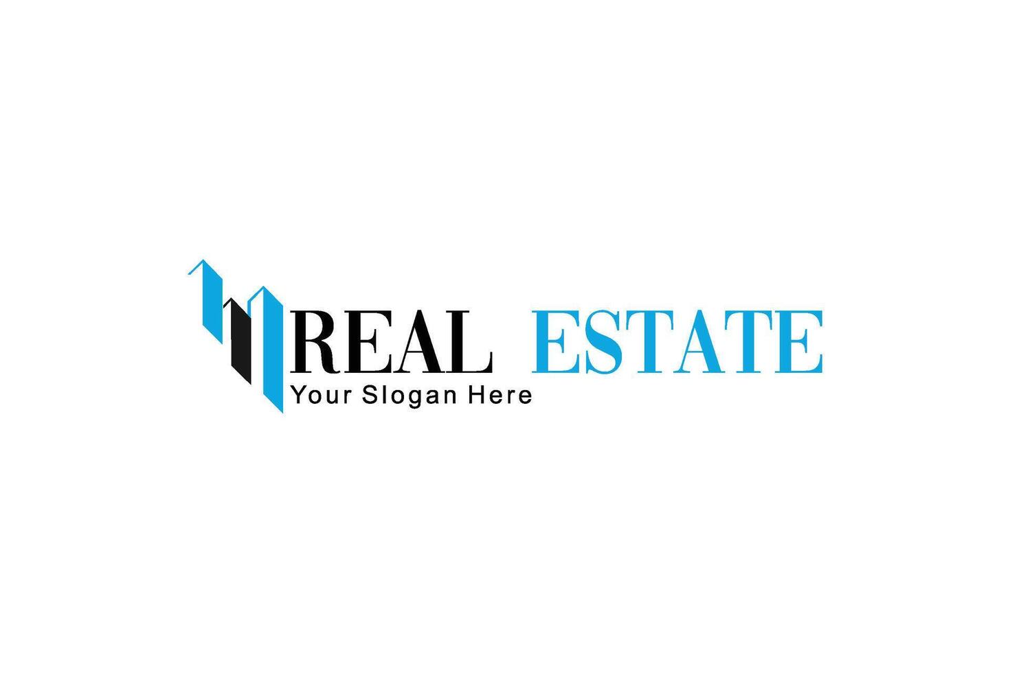 Stylish Real Estate Logo Template Collection for Agencies vector