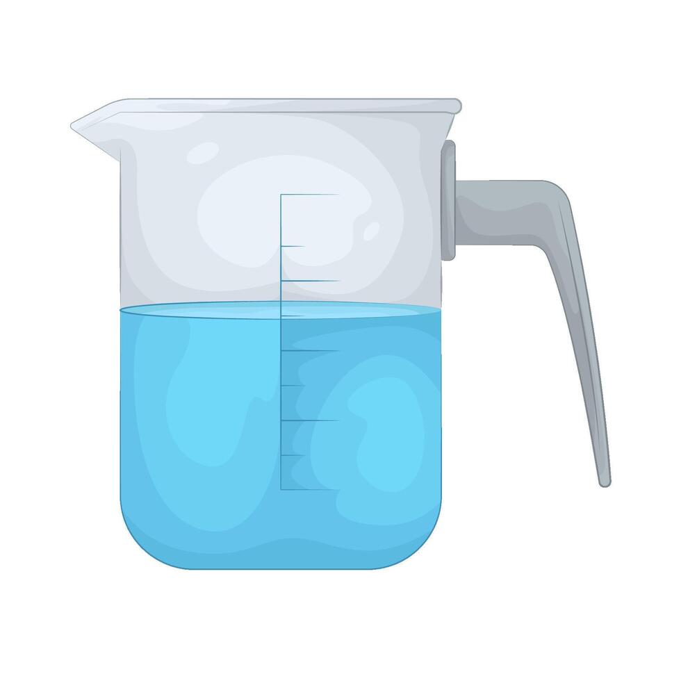 Illustration of laboratory beaker vector