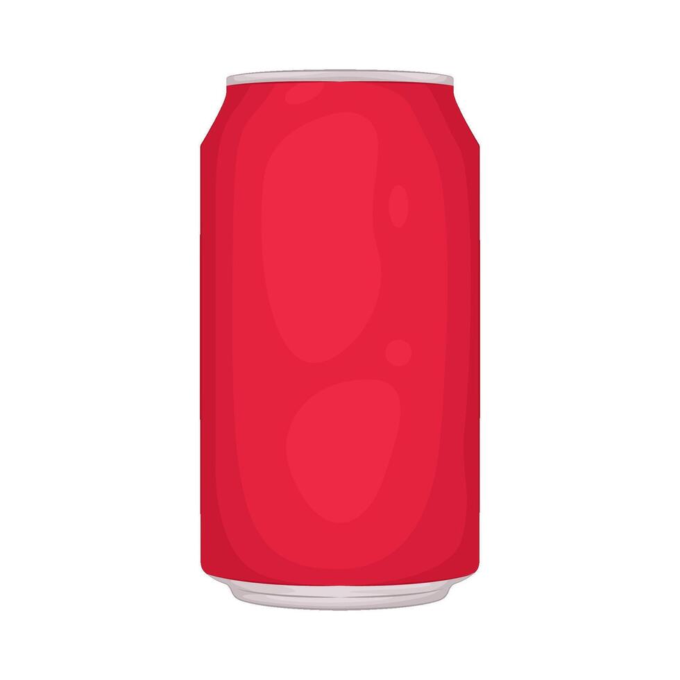 Illustration of soda can vector