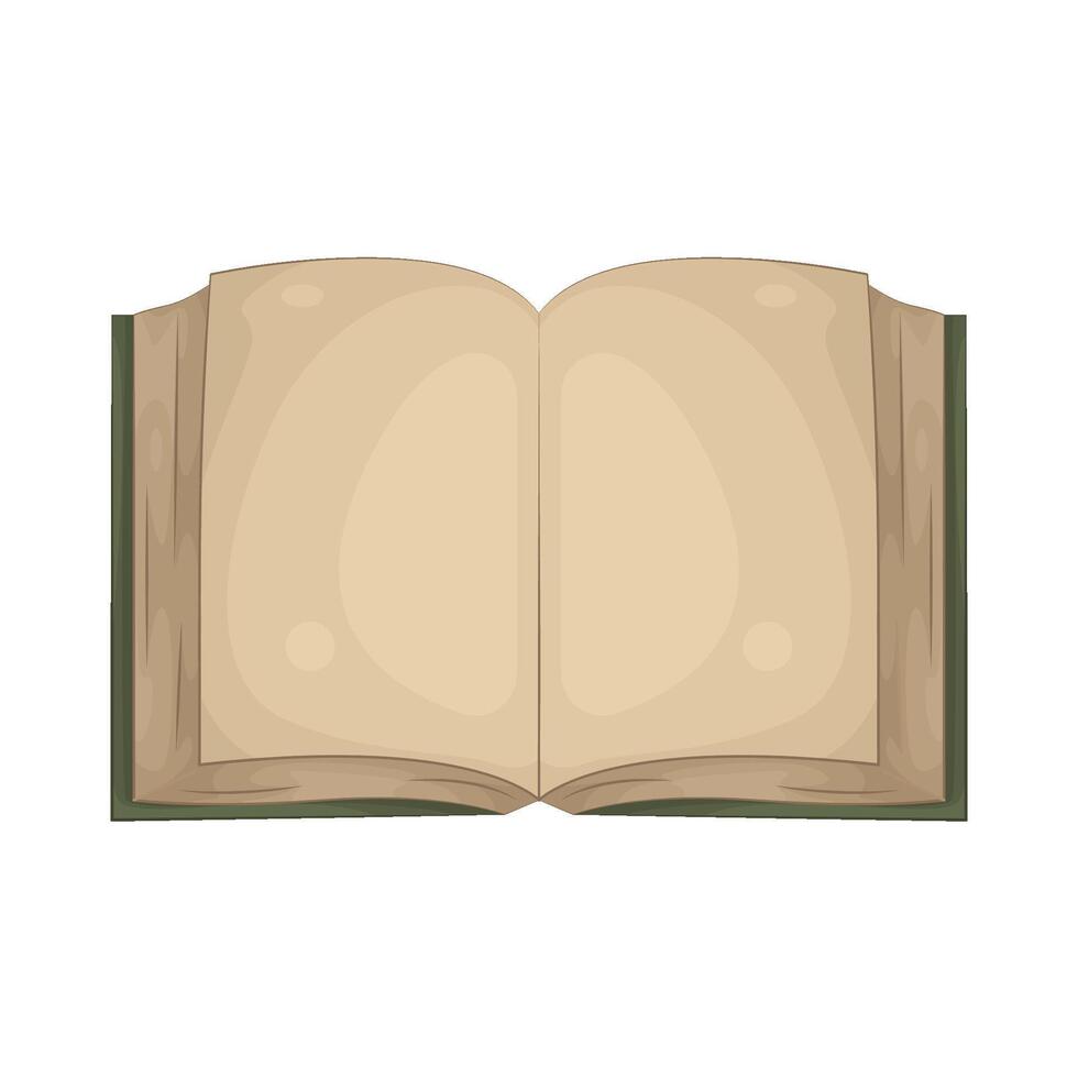 Illustration of open book vector