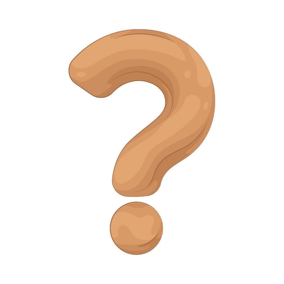 Illustration of question mark vector