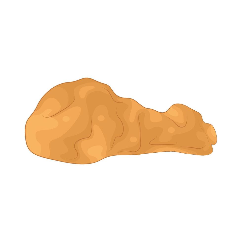 Illustration of fried chicken vector