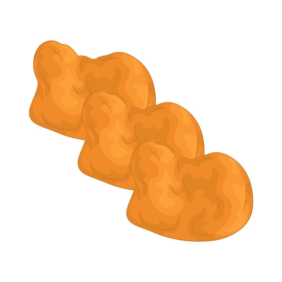 Illustration of nuggets vector