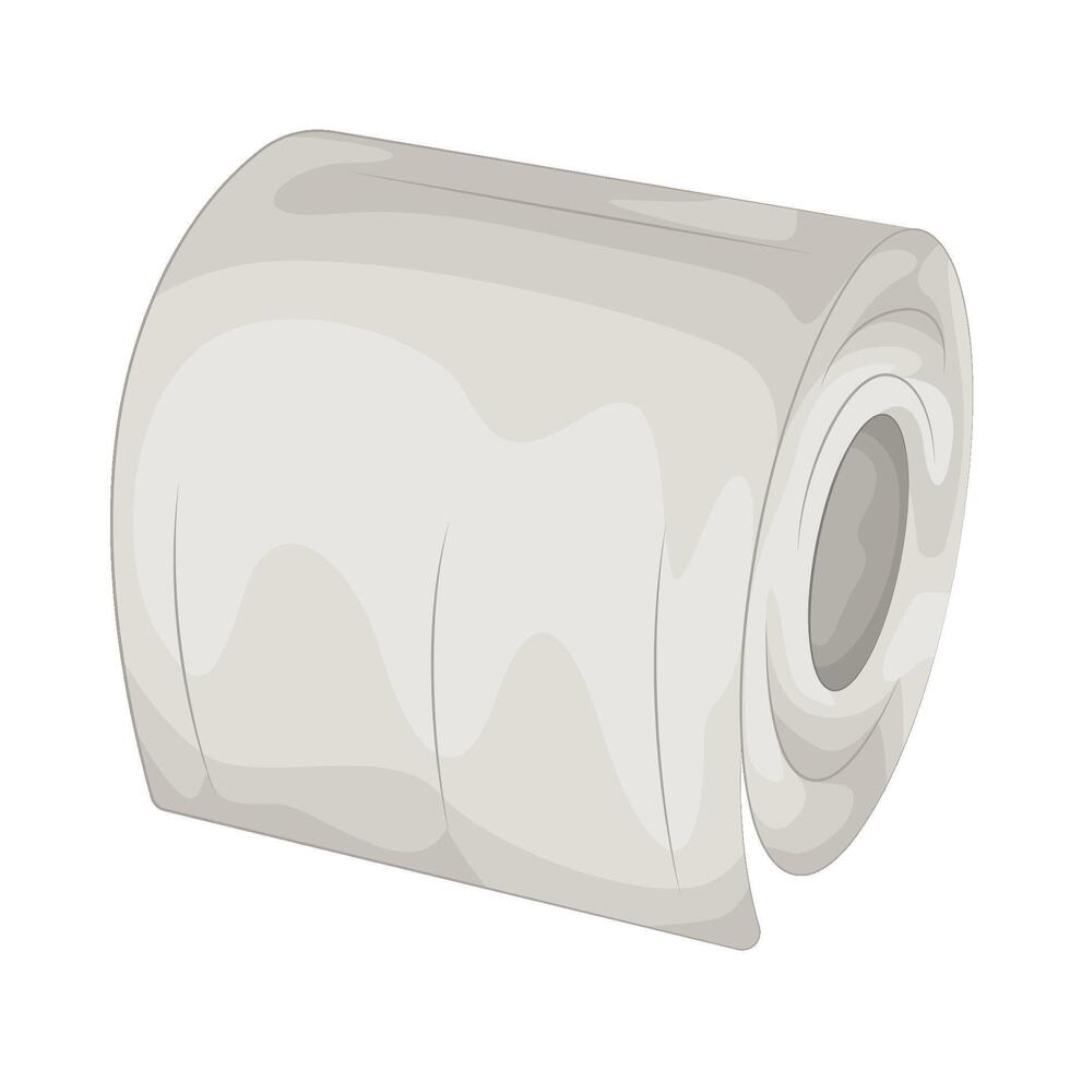 Illustration of toilet paper vector