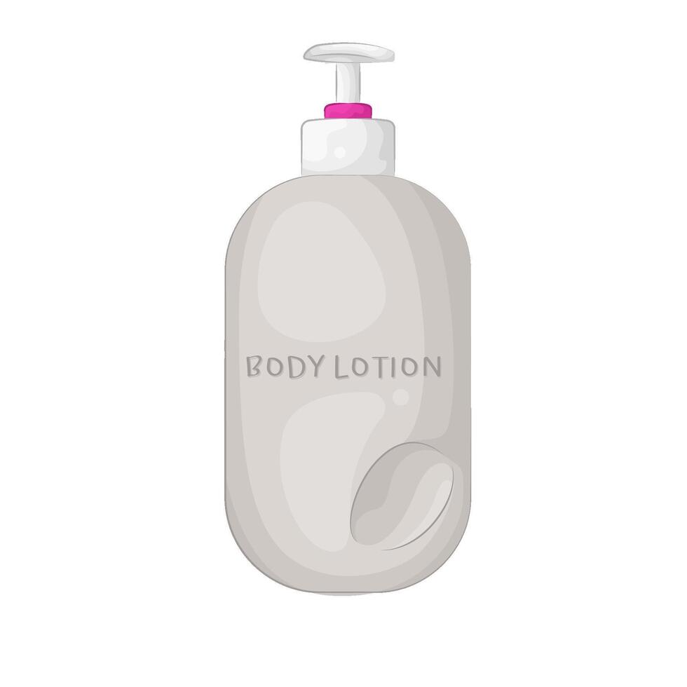 Illustration of body lotion vector