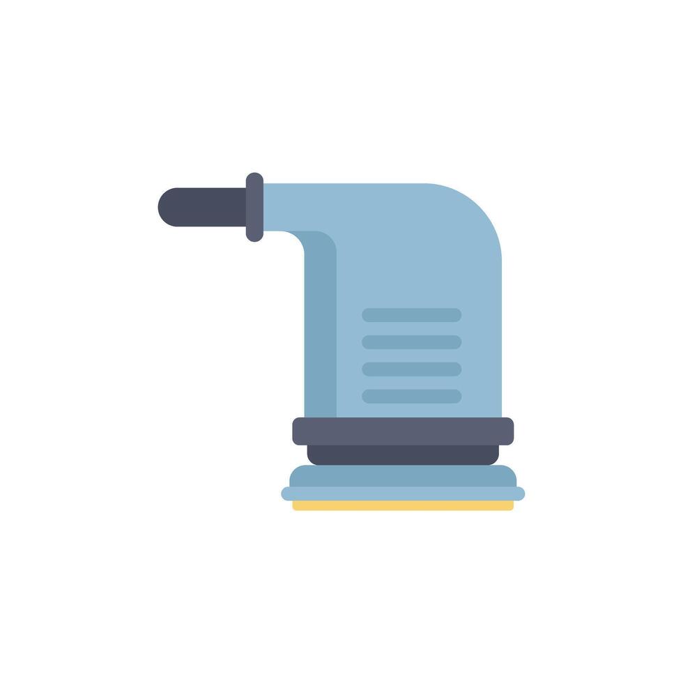 Orbital sander power tool icon for construction and repair projects vector
