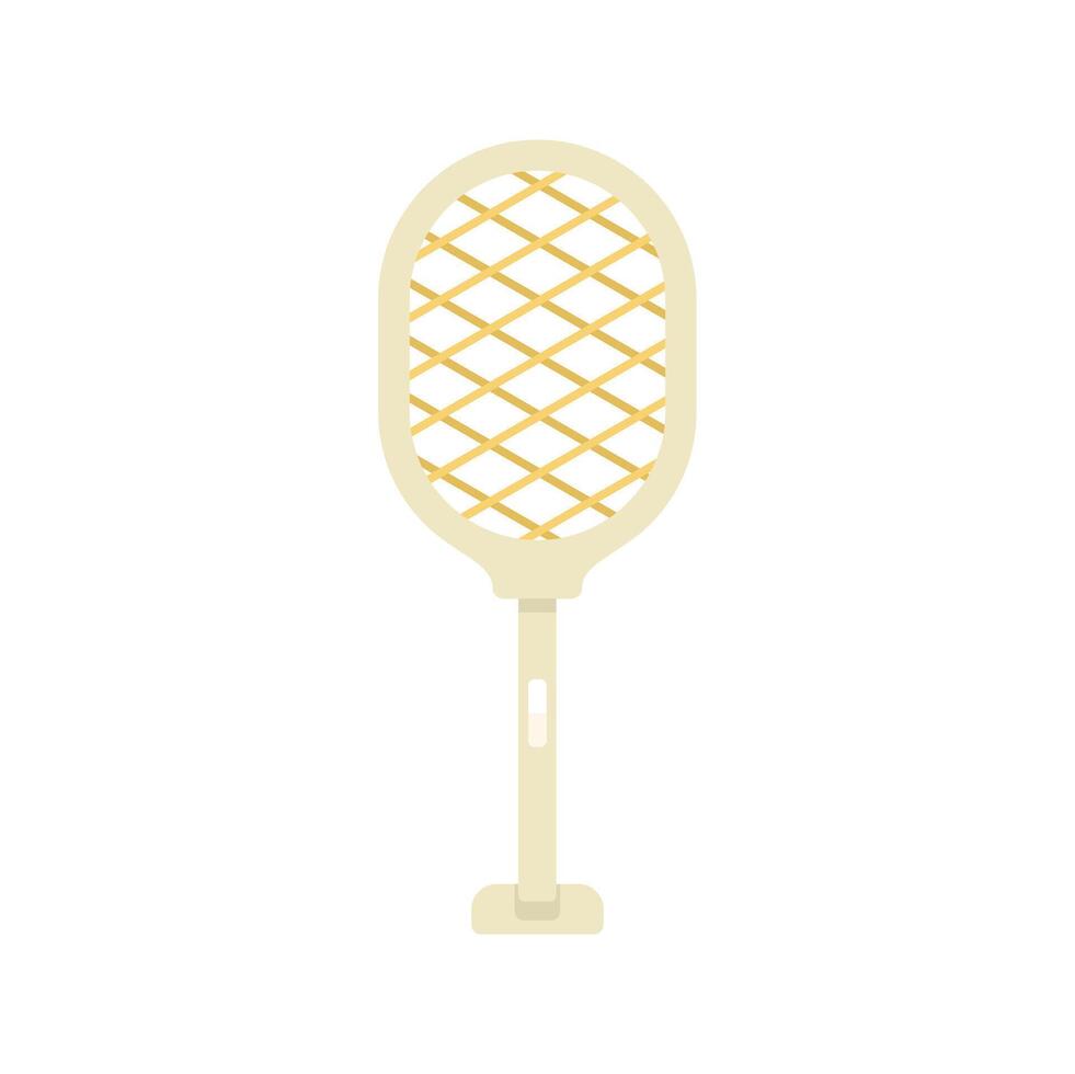 Electric fly swatter is standing on a white background vector