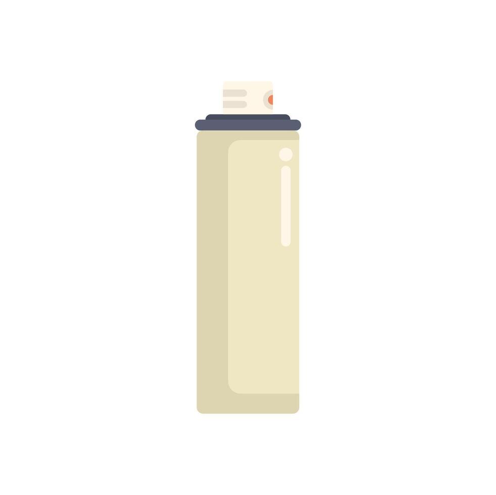 Spray paint can delivering vibrant color for creative projects vector