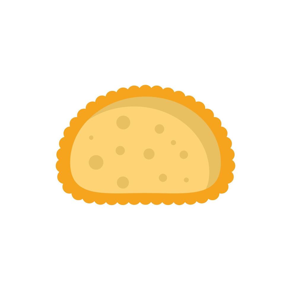 Delicious empanada representing latin american cuisine vector