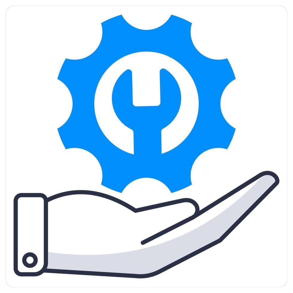 Support and aid icon concept vector