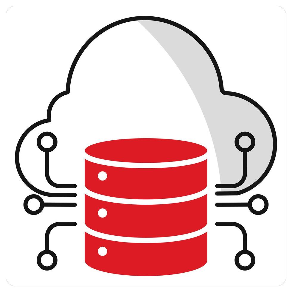 Big Data Analytics and data icon concept vector