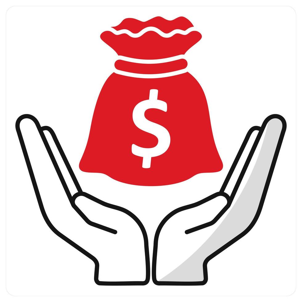 Saving Money and savings icon concept vector