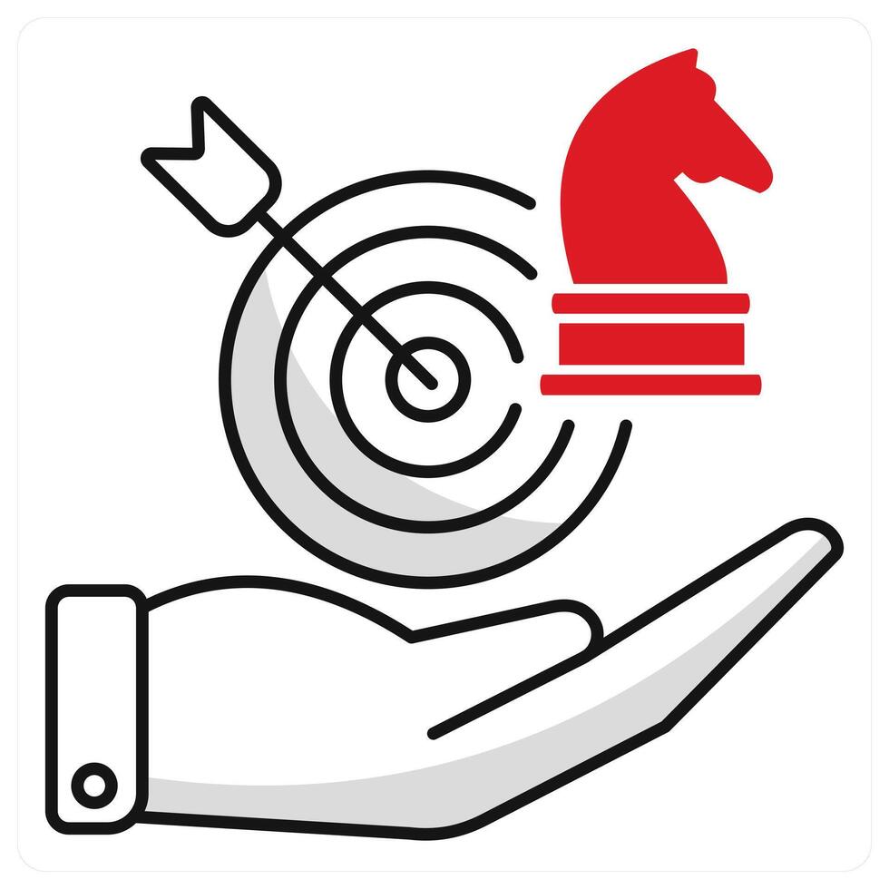 Strategy and planning icon concept vector