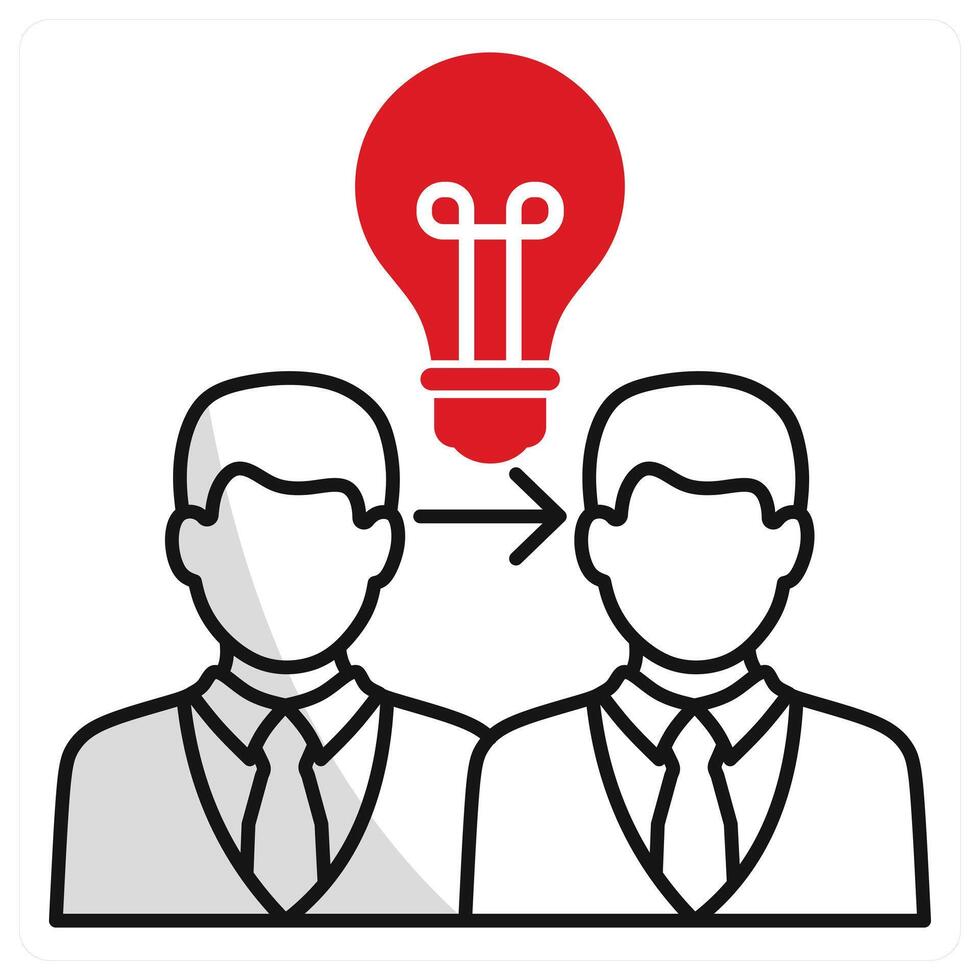 Coaching and Mentoring and support icon concept vector