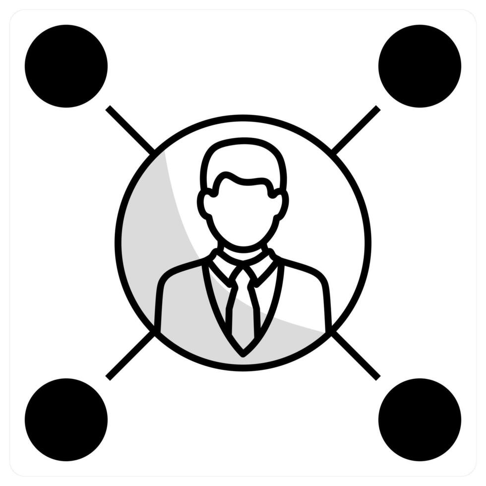 Affiliate Business and sales icon concept vector