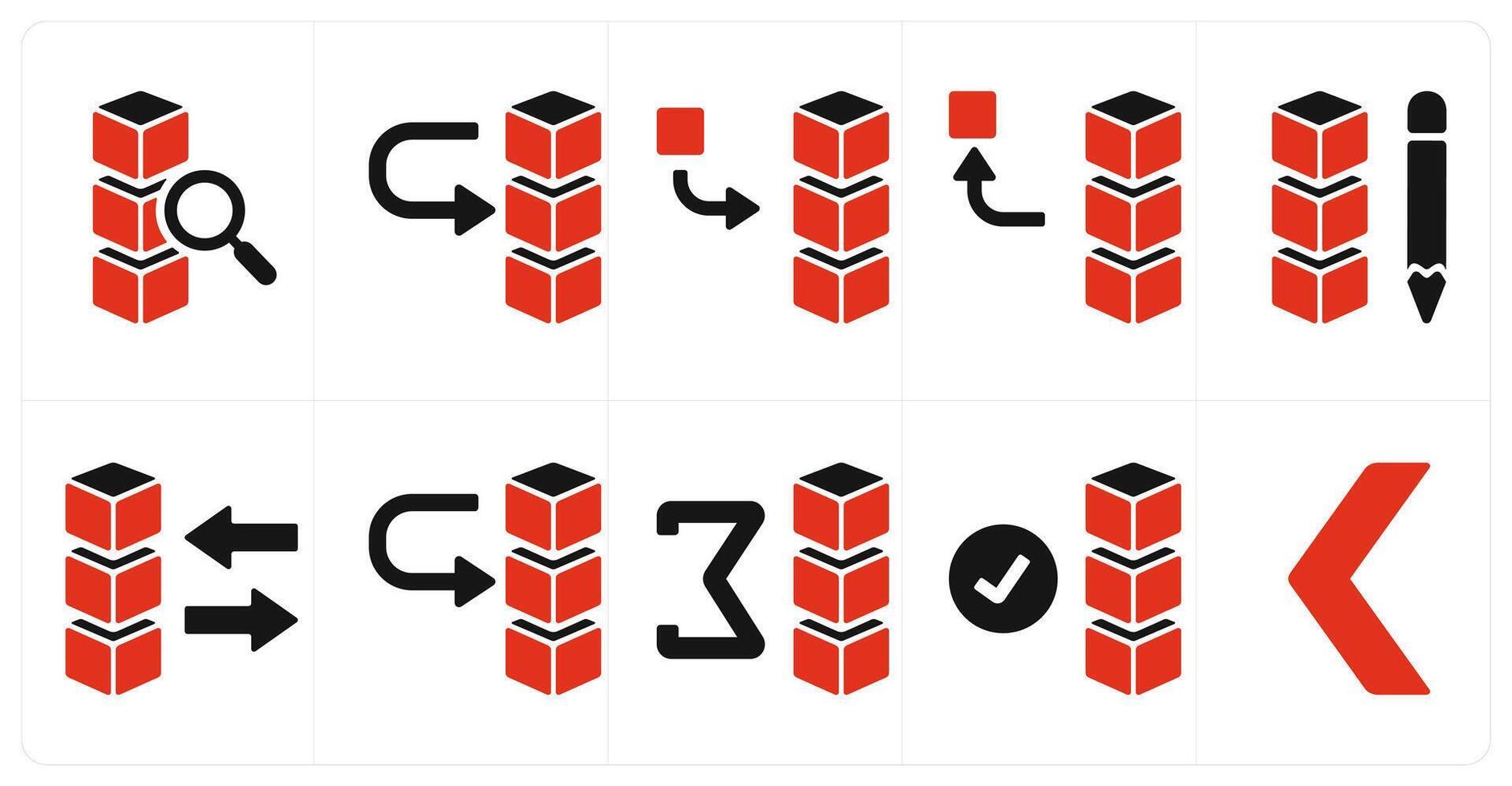 A set of 10 mix icons as location, bar location, cook vector