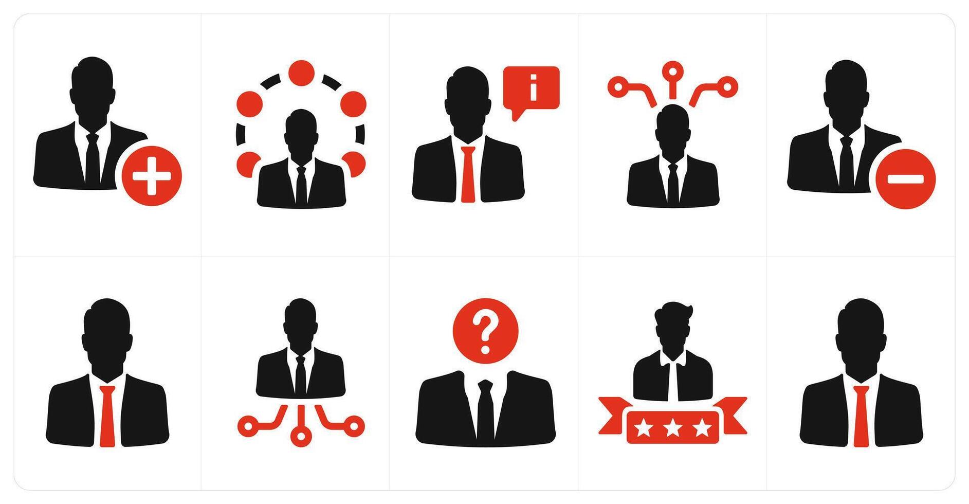 A set of 10 web marketing icons as add user, user network, management info vector