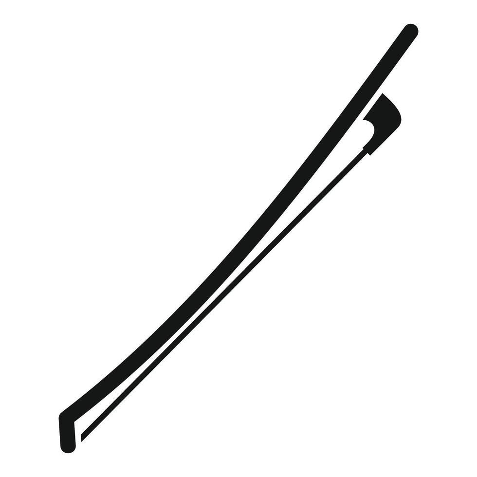 Violin bow creating beautiful music with passion and precision vector