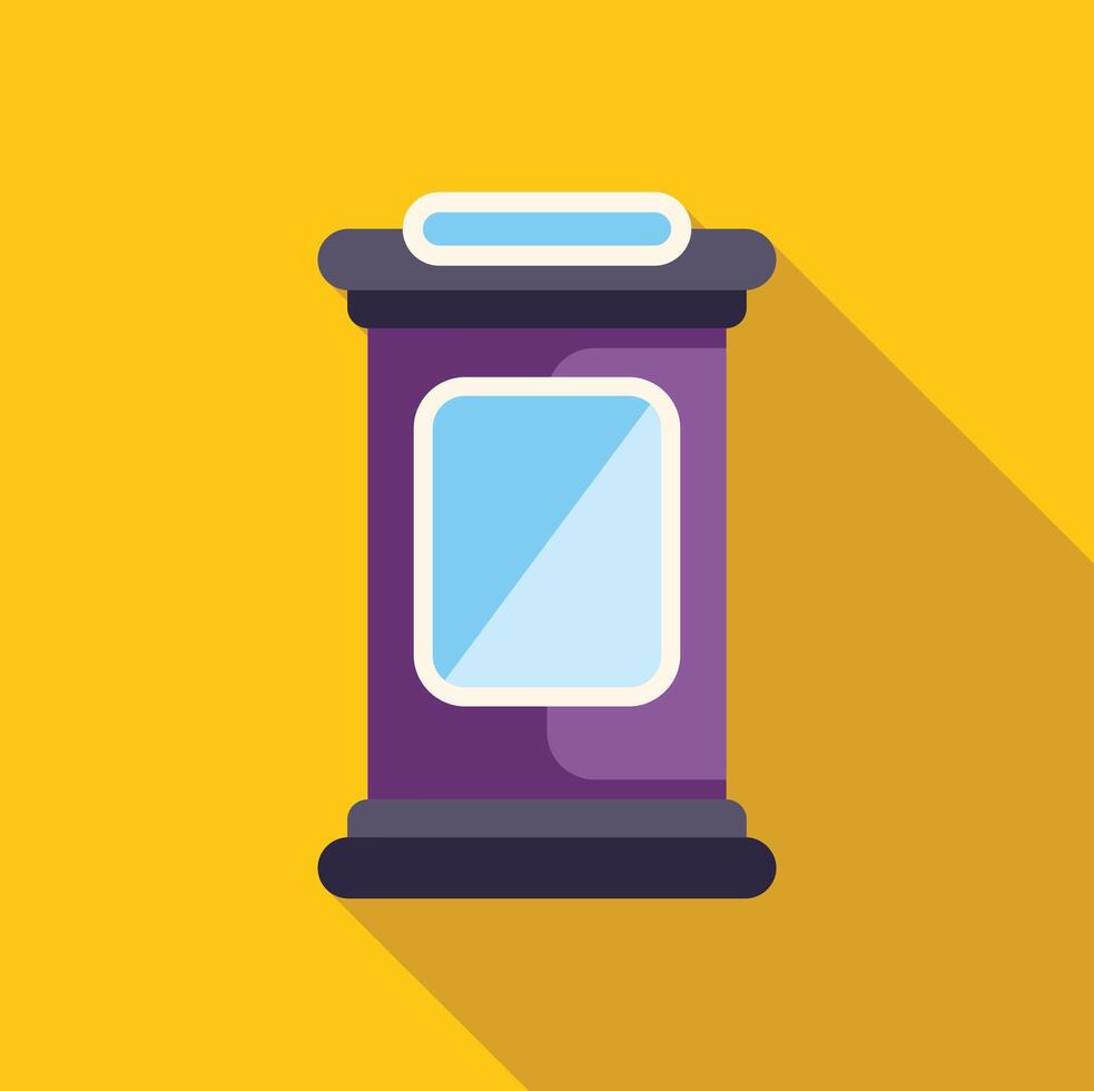 Modern payment terminal accepting contactless payments with nfc technology vector