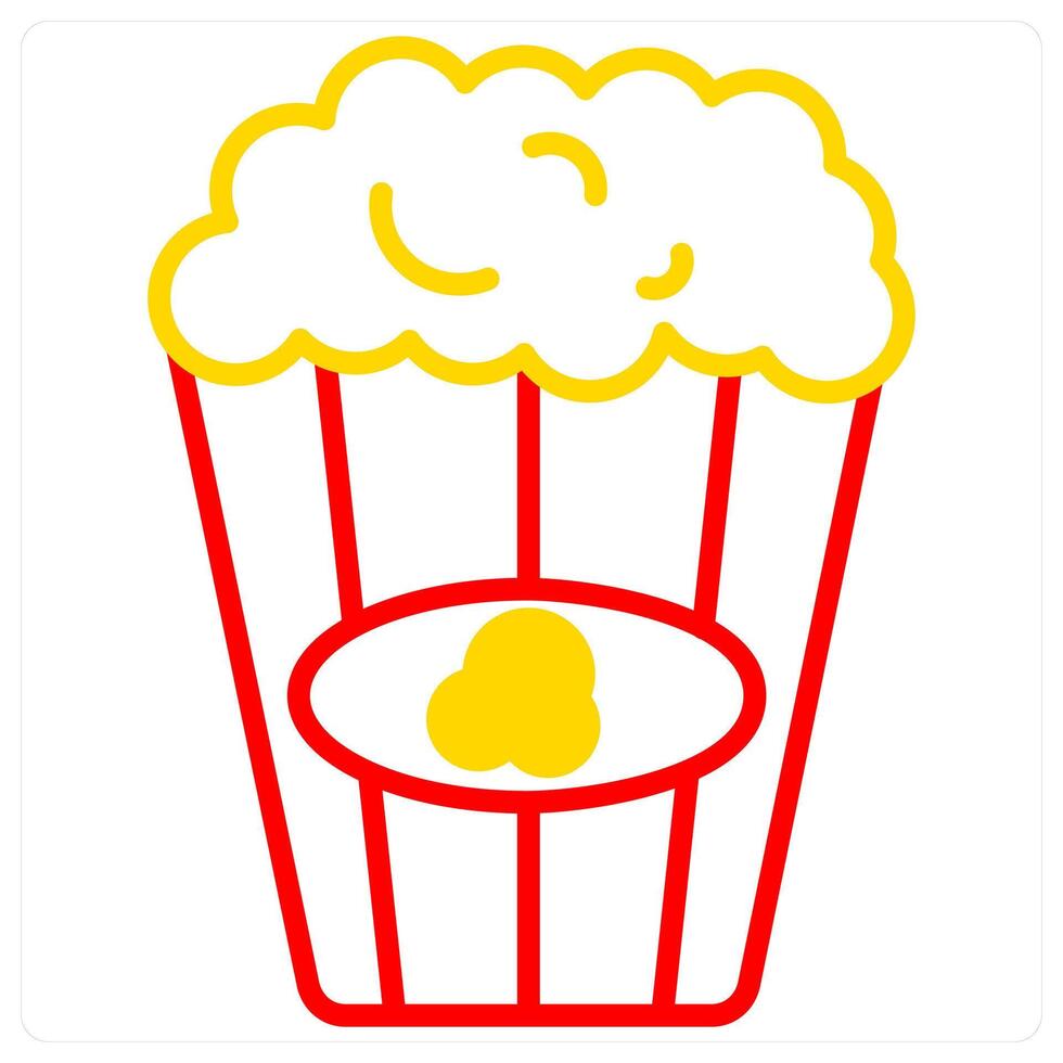 popcorn and food icon concept vector