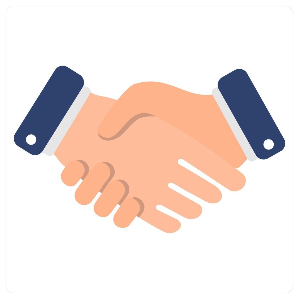 partnership and handshake icon concept vector