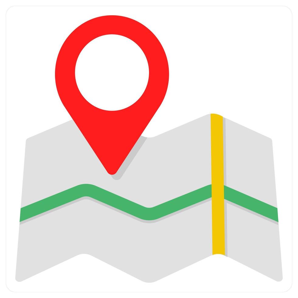 location and map icon concept vector
