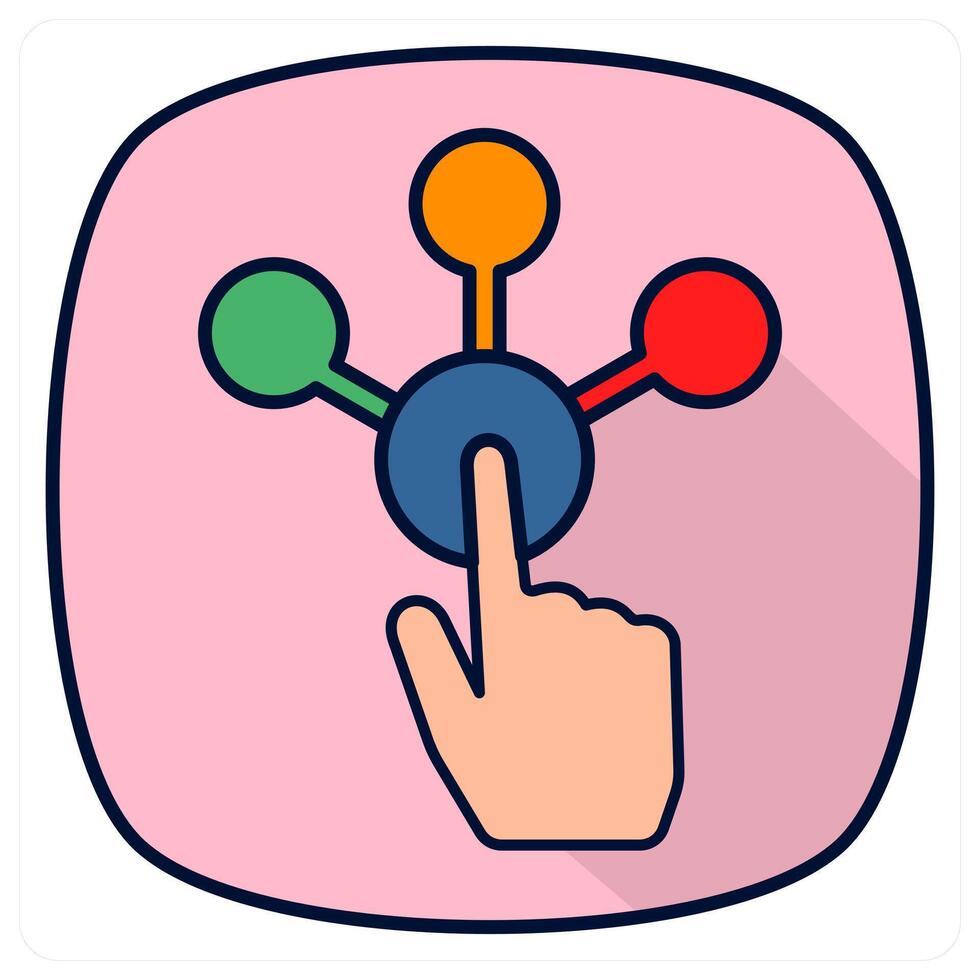 choice and option icon concept vector