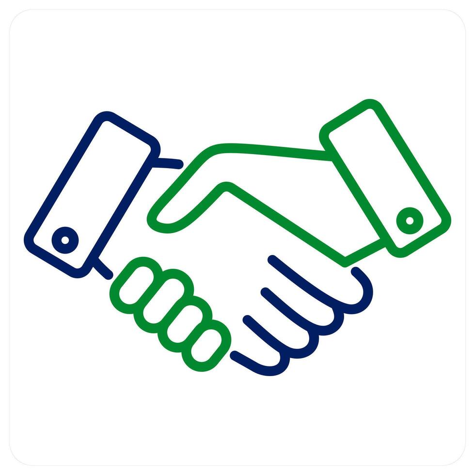 partnership and handshake icon concept vector