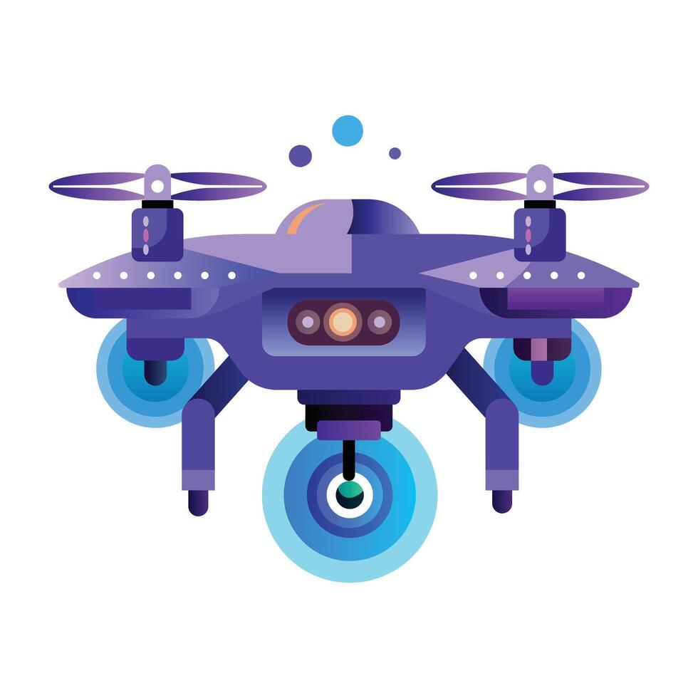 Space portal icon in flat style vector