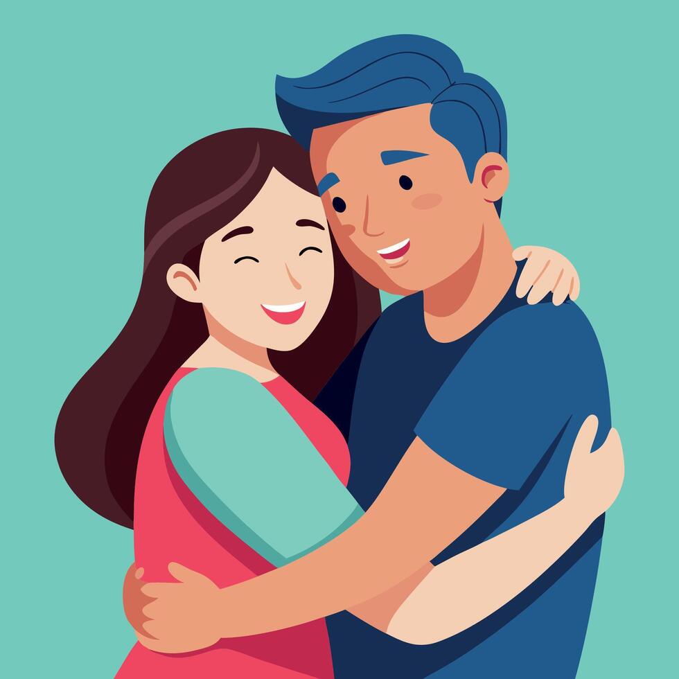 Father day Loving illustration vector
