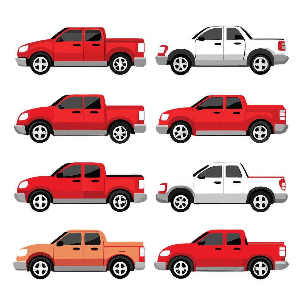 Creative Set Of Various Car illustration, Background, Logo Design. vector