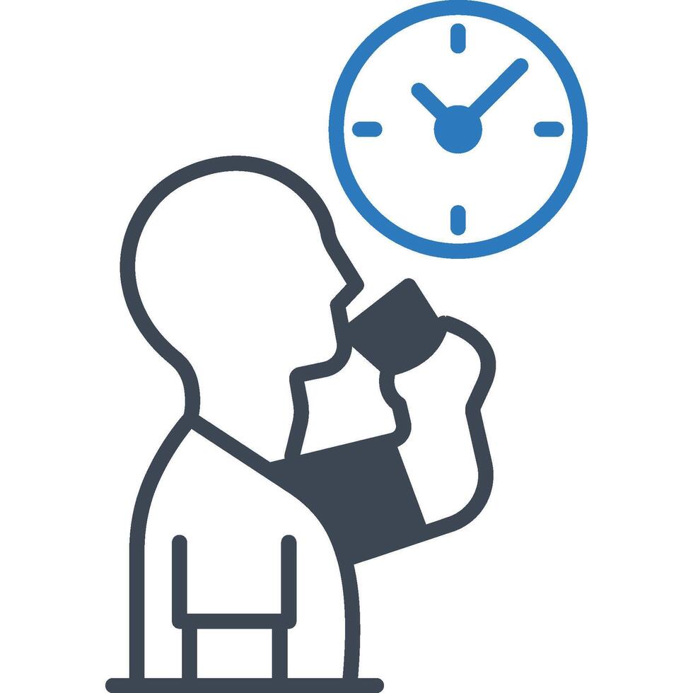 Drink Water illustration with isolated background vector