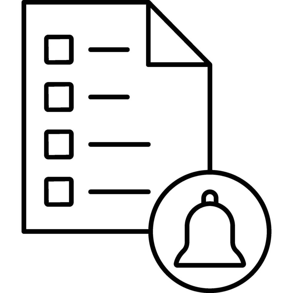 Bullet List illustration with isolated background vector