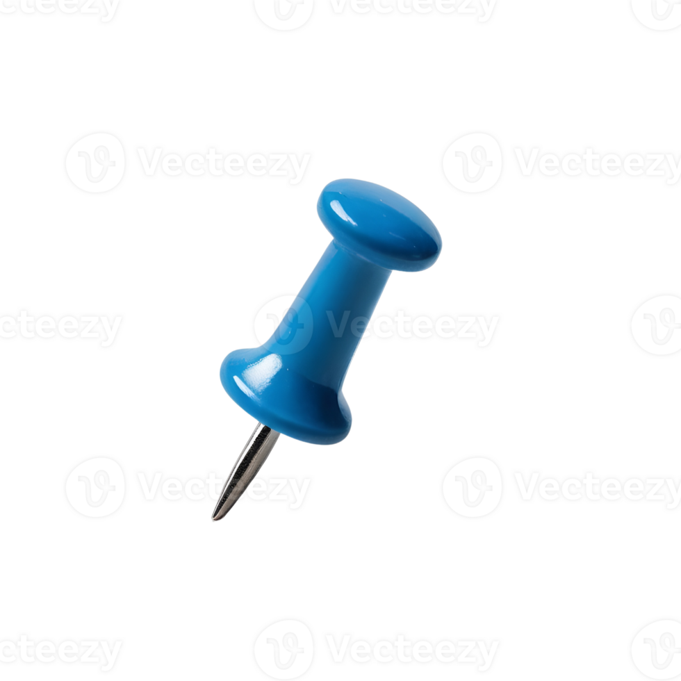 A blue push pin png
