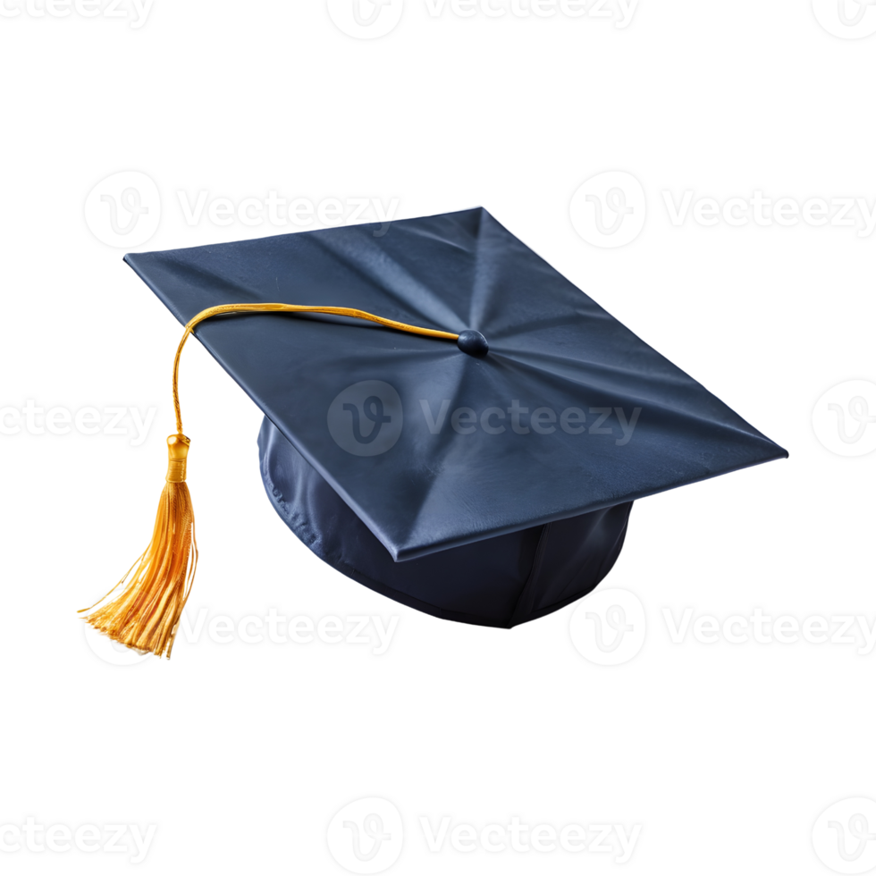 A graduation cap with a tassel on it png