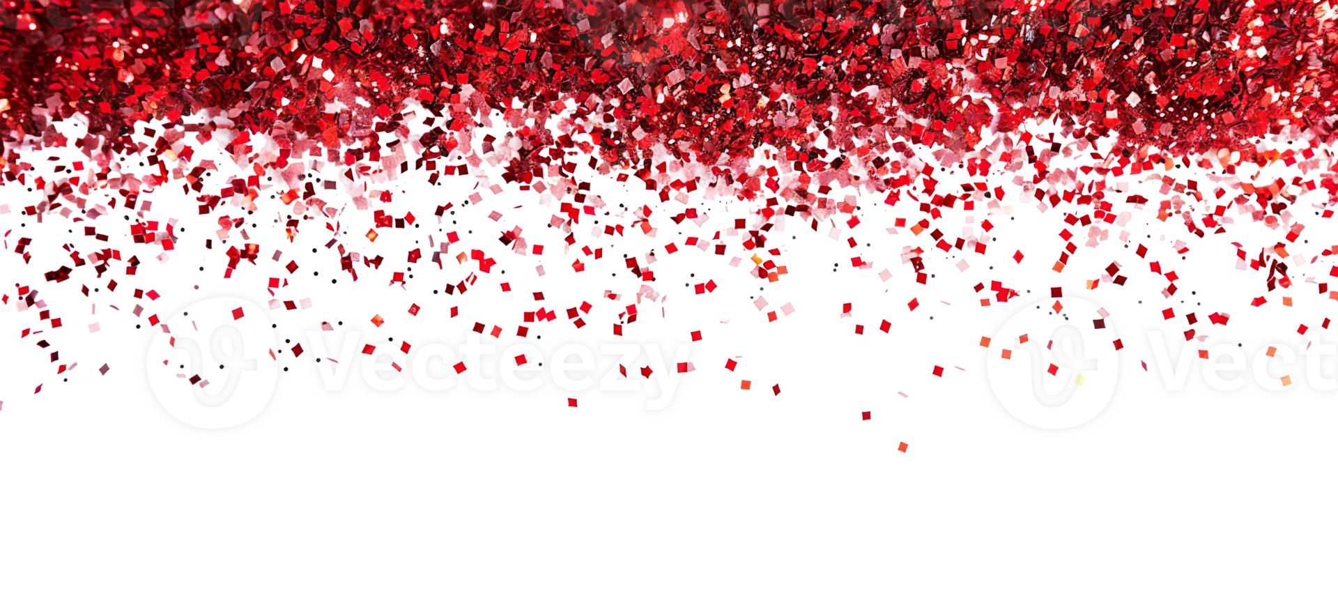 red glitter sparkle party celebration explosion transparent background isolated graphic resource cutout png