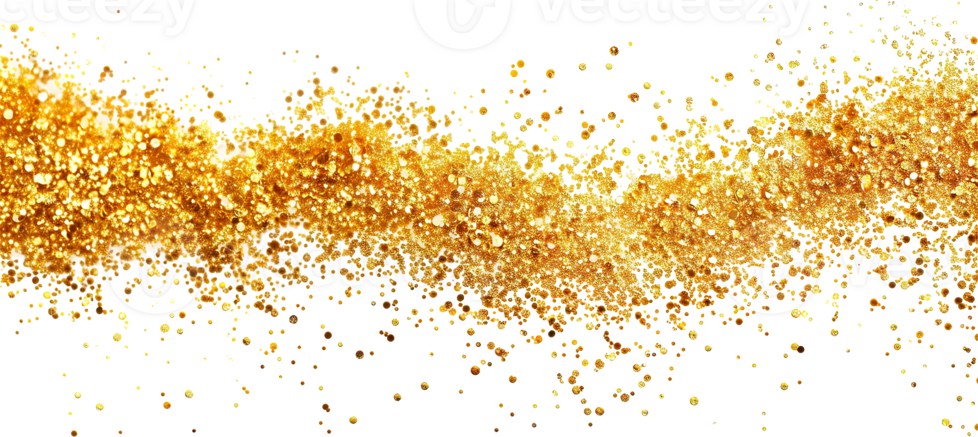 Yellow glitter sparkle party celebration explosion transparent background isolated graphic resource cutout png