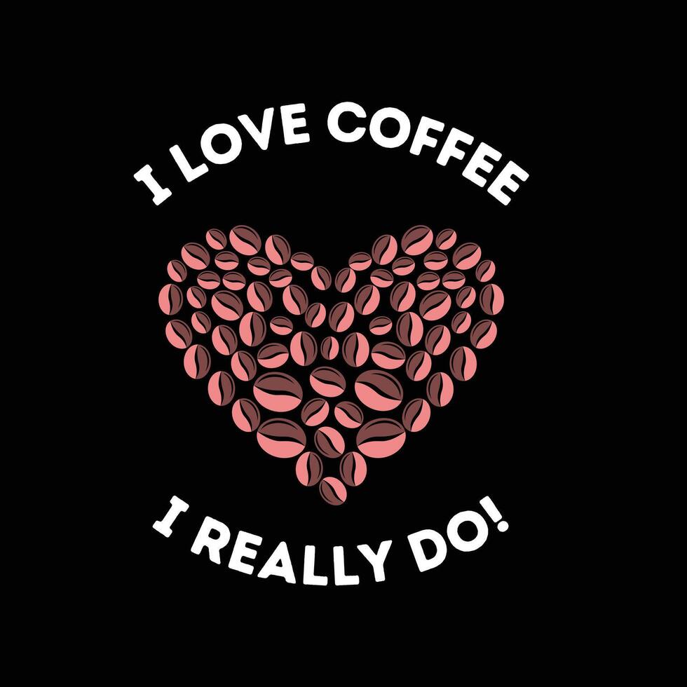Coffee T Shirt Design vector